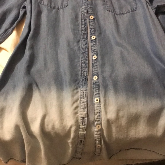 Denim Tunic with Ombré Effect - Picture 2 of 4